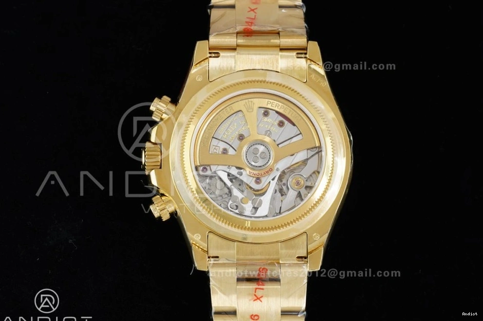 V9 on QF Edition 1:1 Best 126528LN QF4132 Le (Weighted) Mans Daytona YG Bracelet 0421